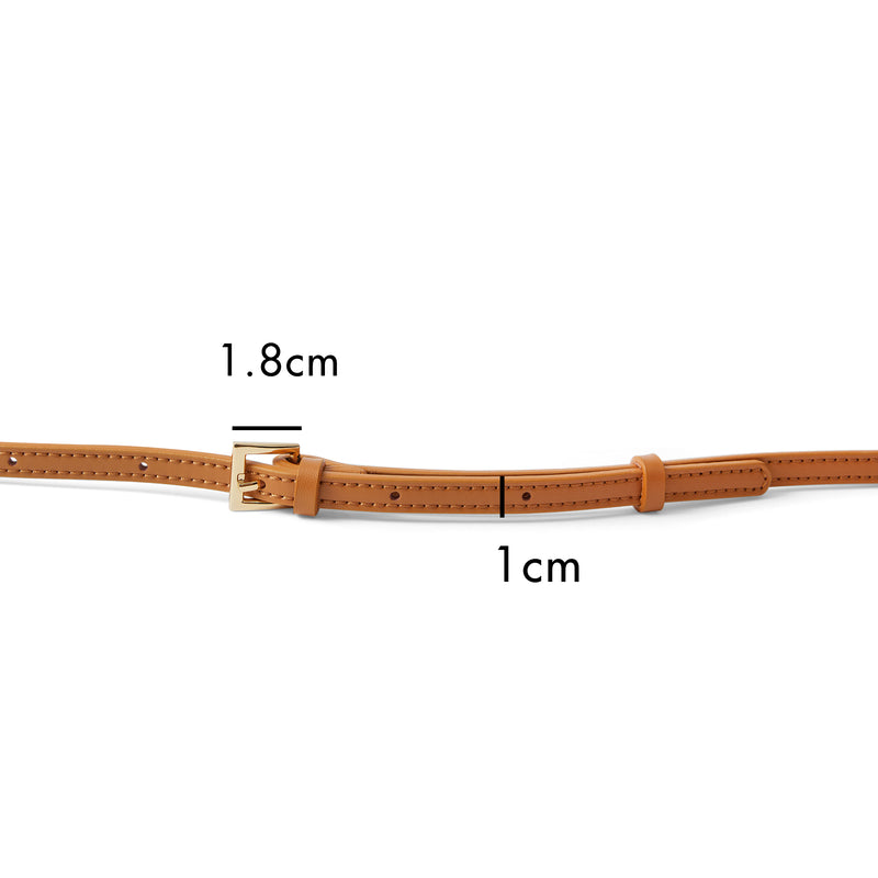 Leather Strap For Crossbody 120cm - Gold Hardware