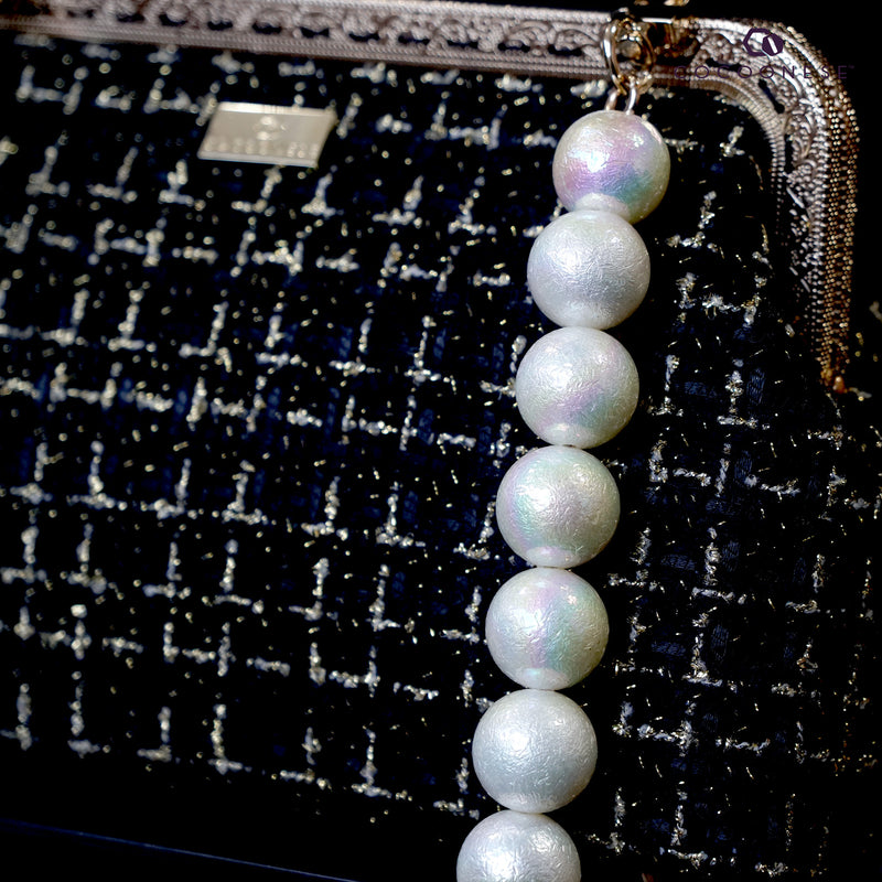 Imitation Pearl Bead Bag Chain Strap - Tipperary