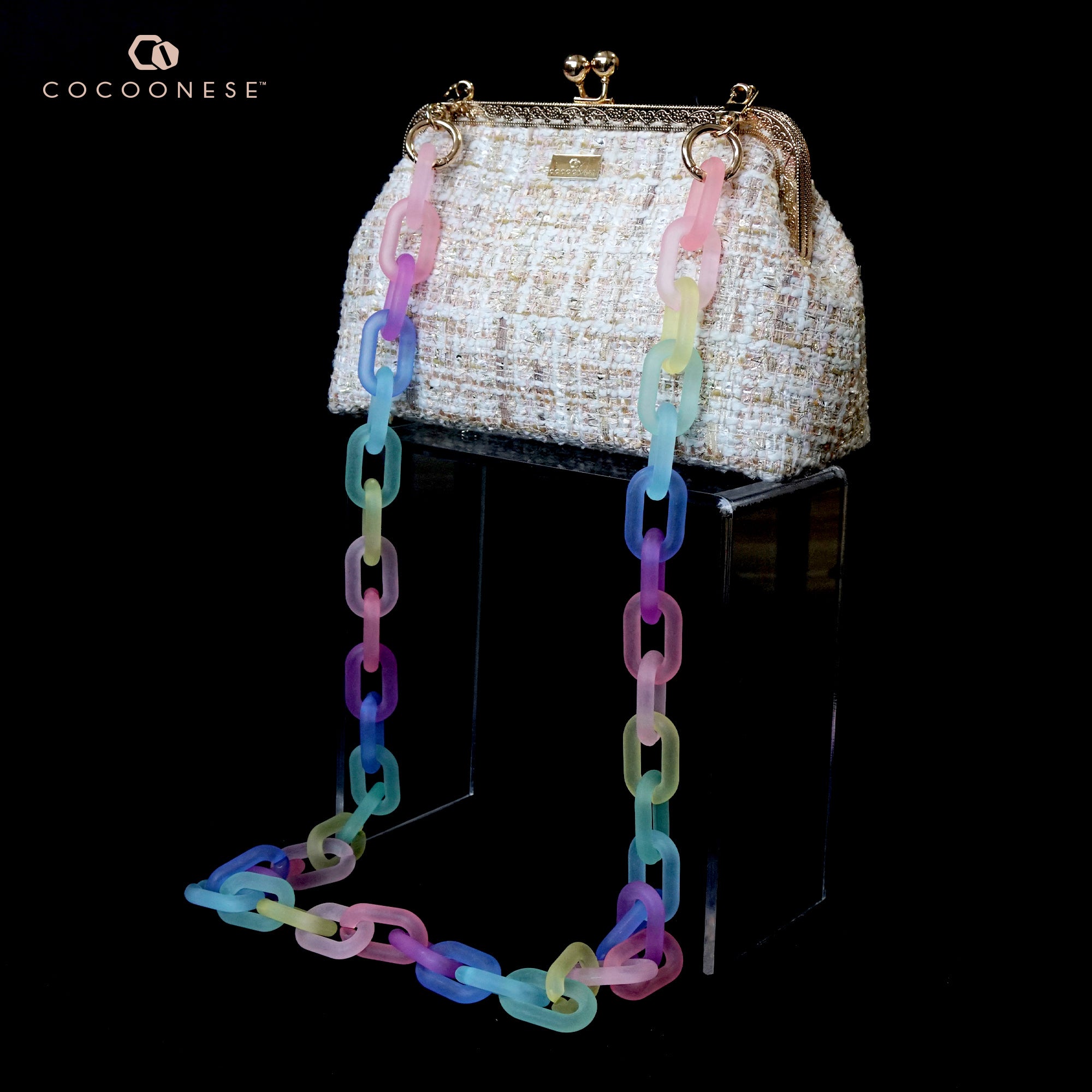 Acrylic Bag Chain Strap - Sea Breeze