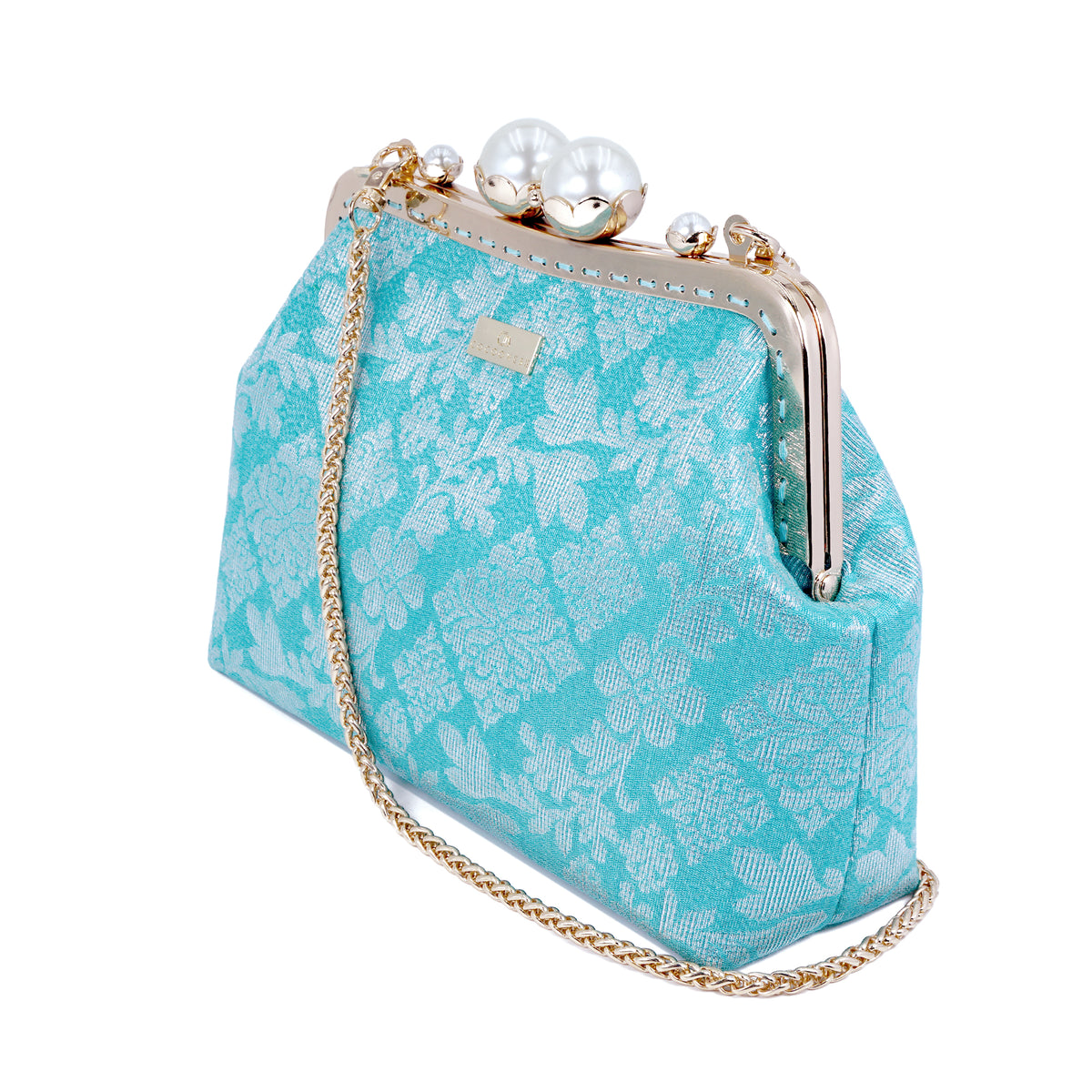 Acrylic Chain Songket Shoulder Bag