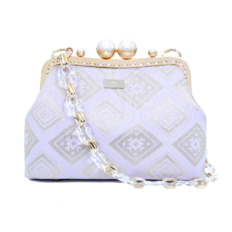 Acrylic Chain Songket Shoulder Bag