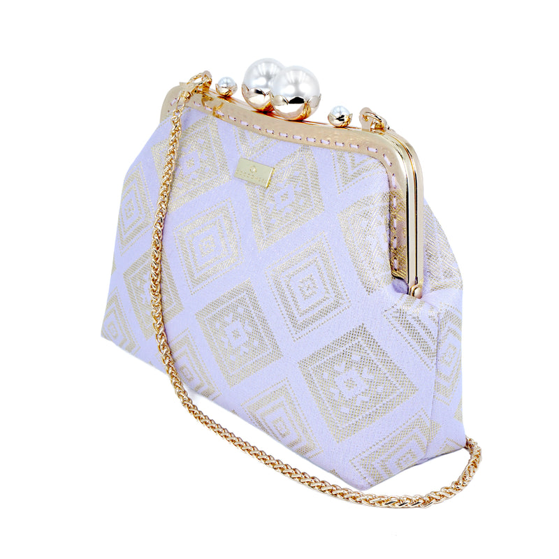 Acrylic Chain Songket Shoulder Bag