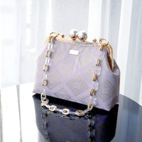 Acrylic Chain Songket Shoulder Bag