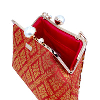 Acrylic Chain Songket Shoulder Bag - Palace Thai(RD)