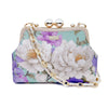 Acrylic Chain Shoulder Bag - Paeonia Waves