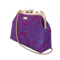 Acrylic Chain Songket Shoulder Bag - Wisteria(MA)