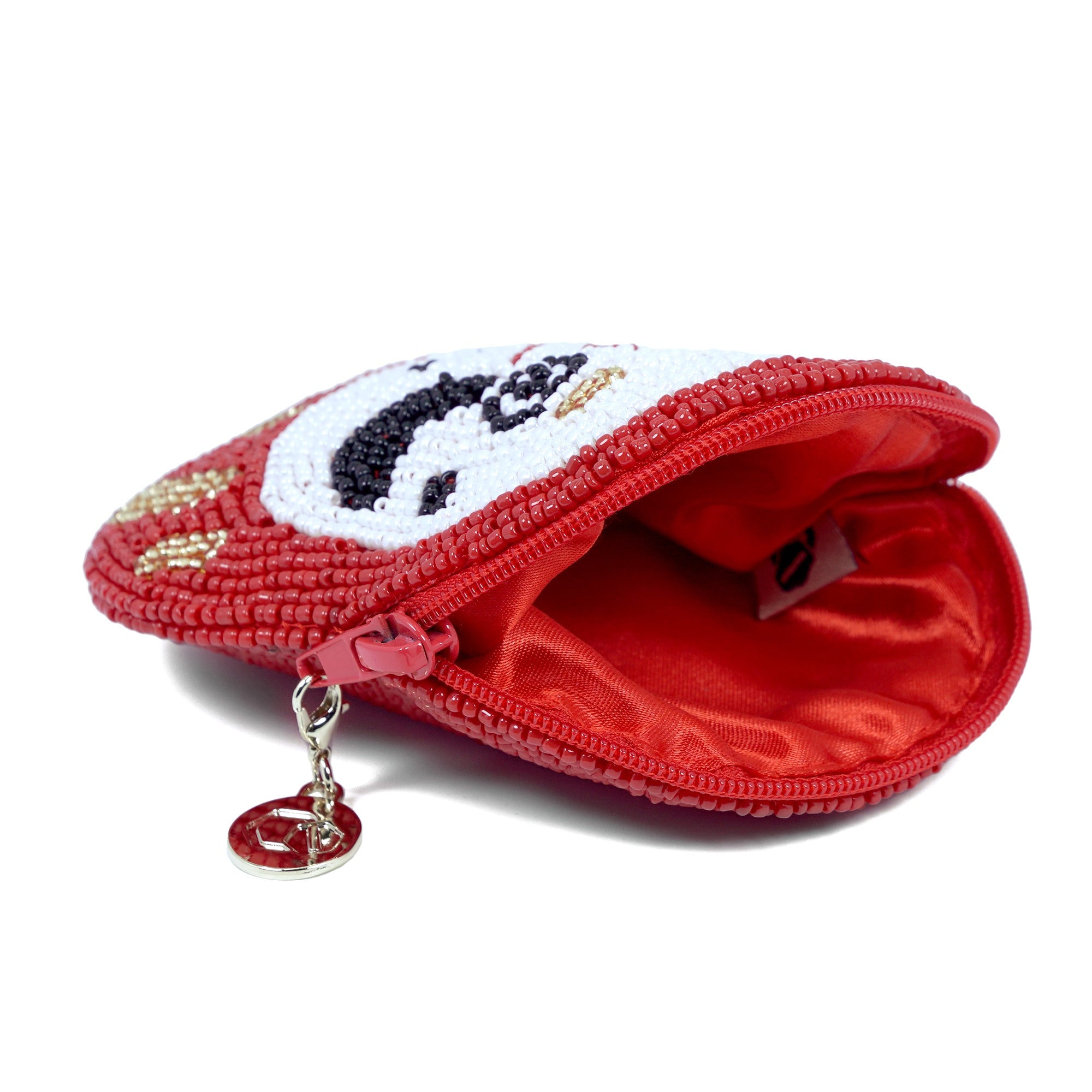 Beaded Coin Purse - Daruma