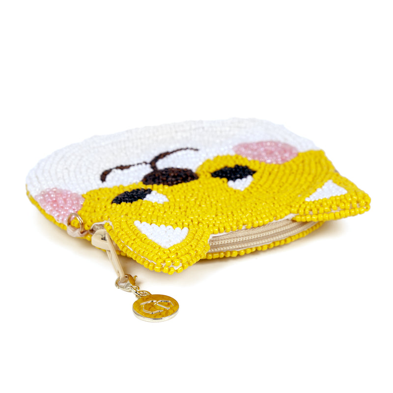 Beaded Coin Purse - Shiba(YW)