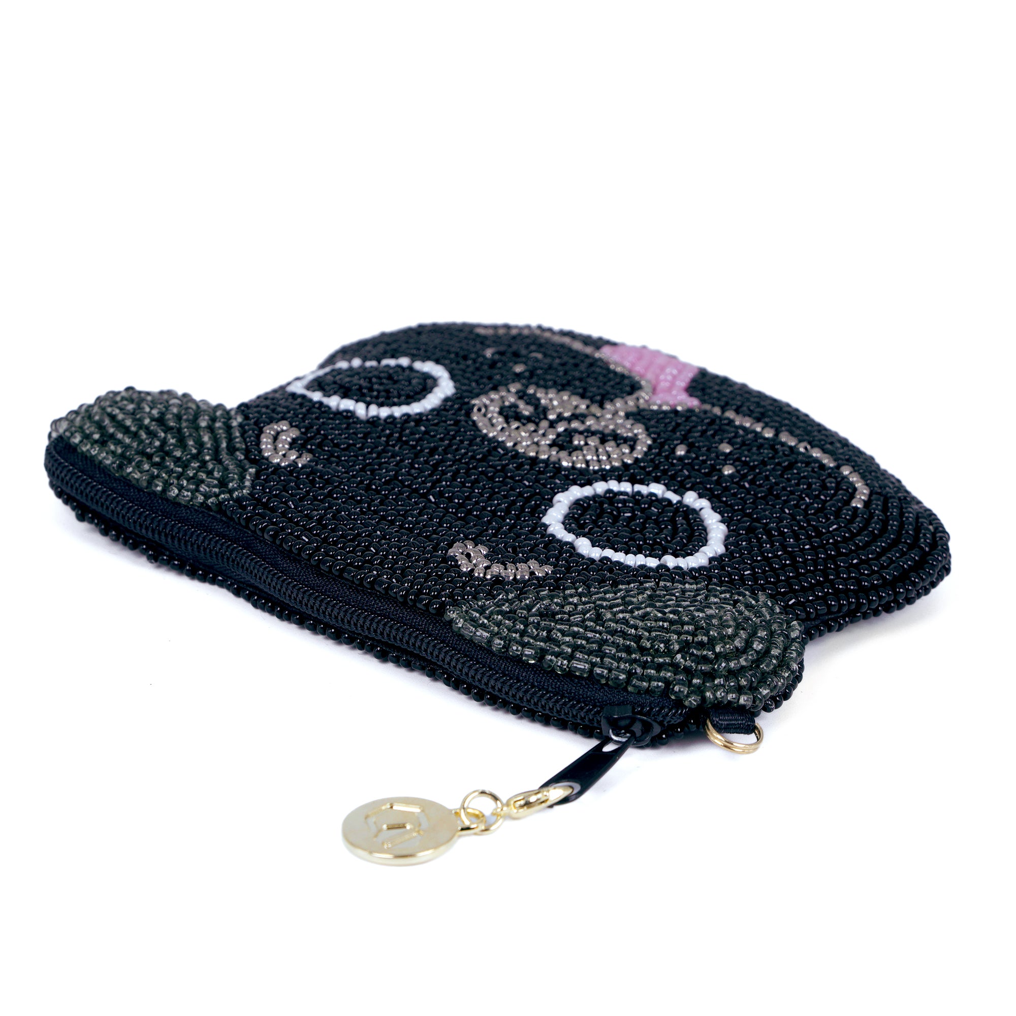 Beaded Coin Purse - Pug