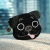 Beaded Coin Purse - Pug