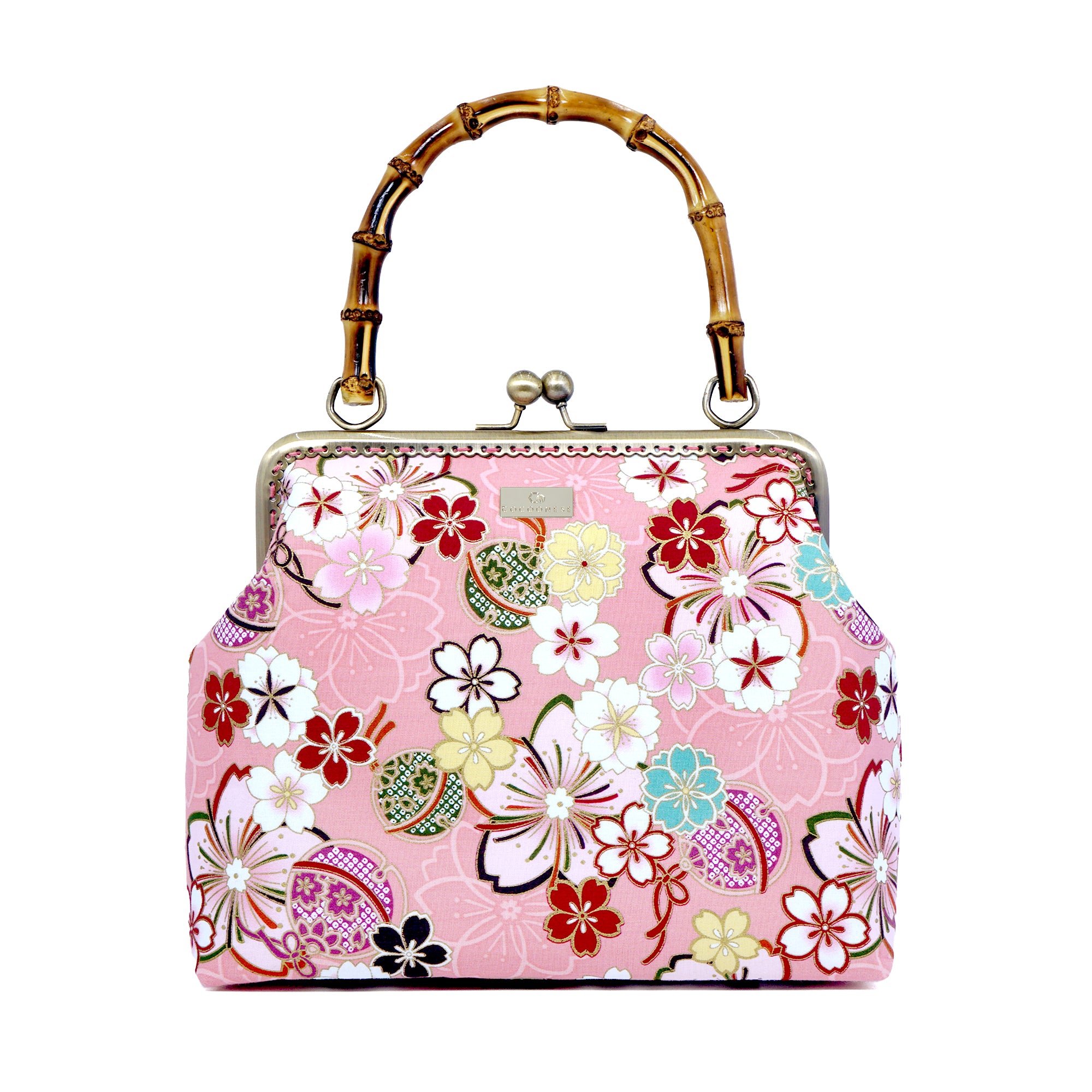 Bamboo Top Handle Bag - Sakura Forest