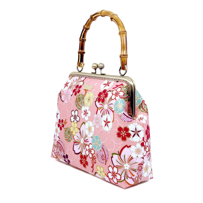 Bamboo Top Handle Bag - Sakura Forest