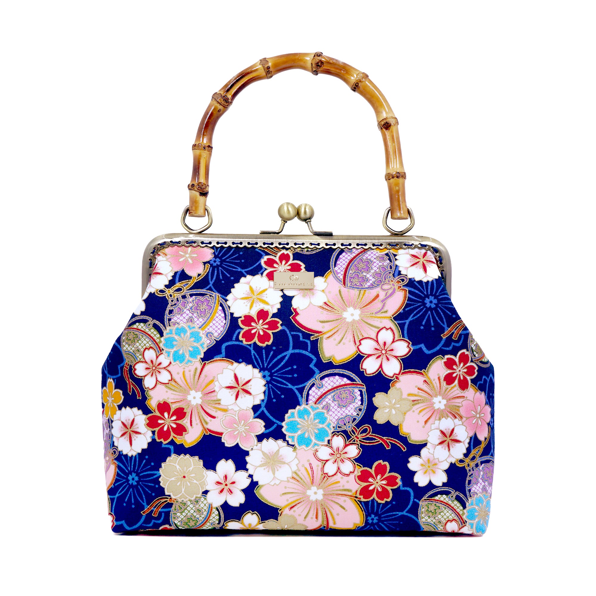 Bamboo Top Handle Bag - Sakura Forest