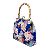 Bamboo Top Handle Bag - Sakura Forest