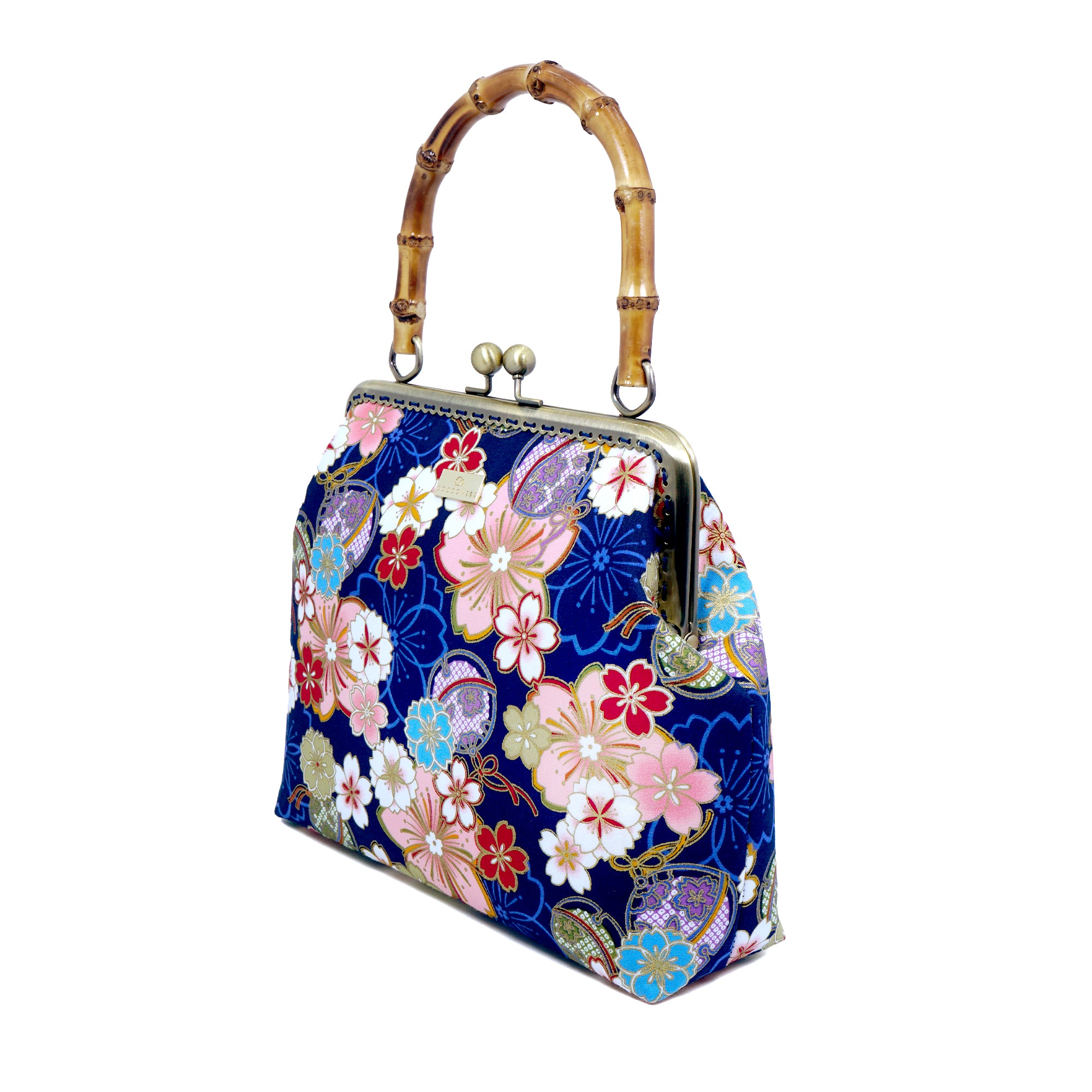 Bamboo Top Handle Bag - Sakura Forest