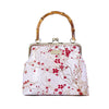 ﹤Design Orchard Only﹥Bamboo Top Handle Bag - Snow Plum Flower