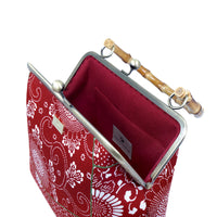 Bamboo Top Handle Bag - Floral Rub