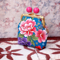 Clutch Purse - Peony Cluster