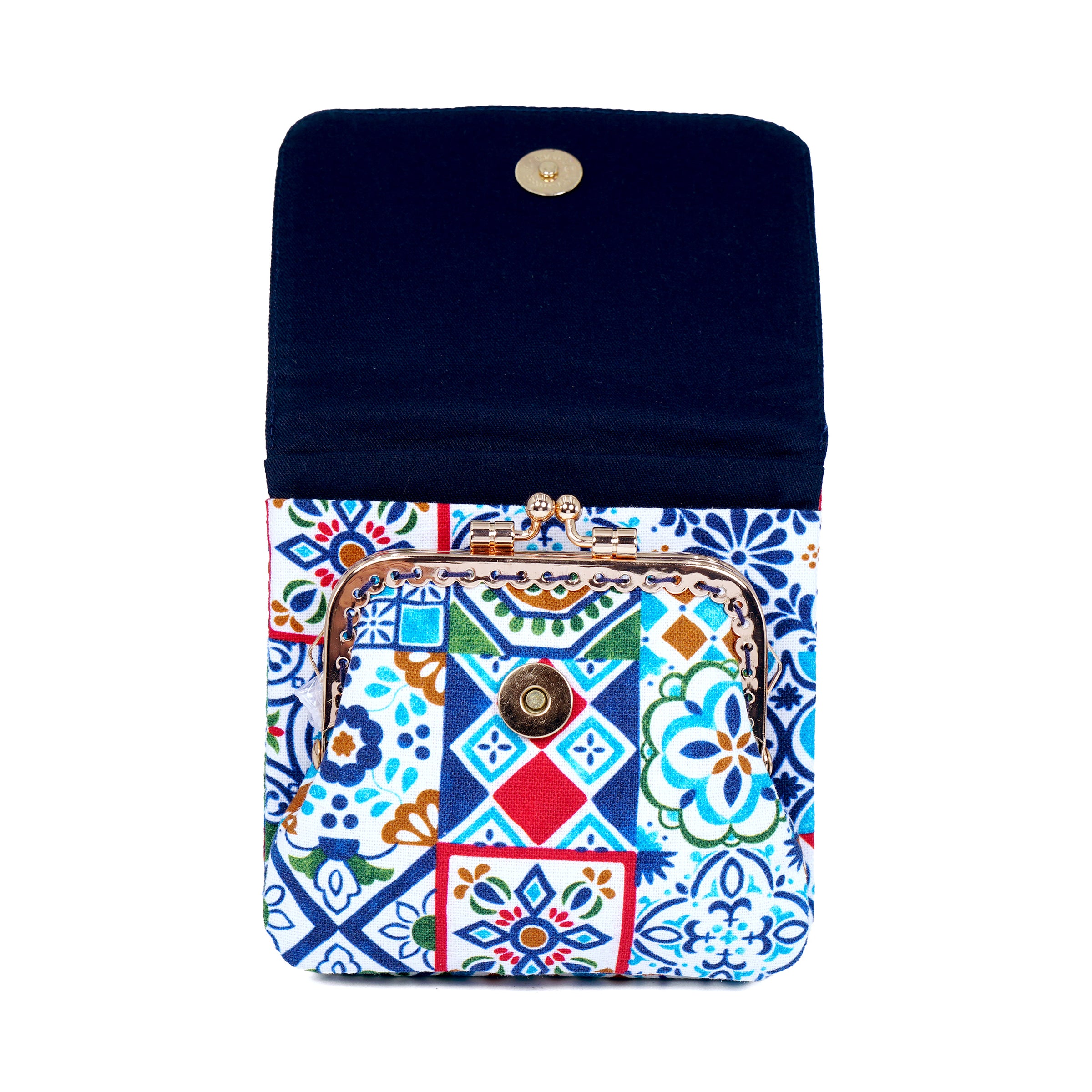 Clasp Wallet - Peranakan Tiles