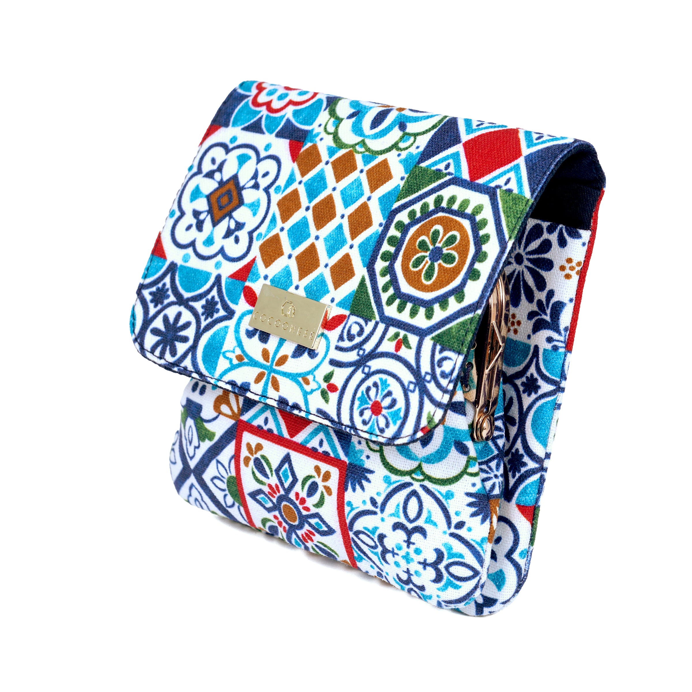 Clasp Wallet - Peranakan Tiles