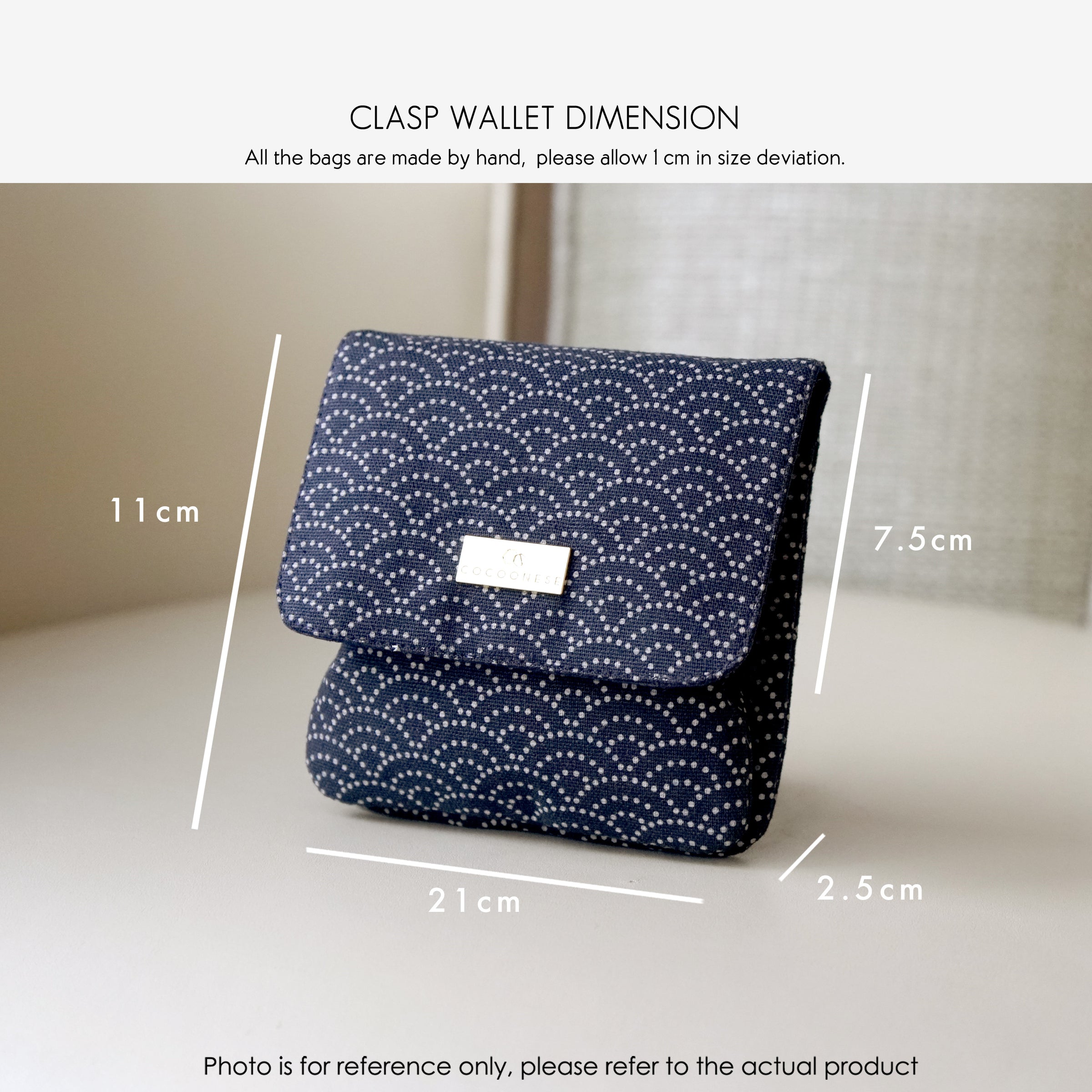 Clasp Wallet - Peranakan Tiles