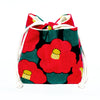 30% OFF - Ditty Drawstring Bag - Camellia Japonica