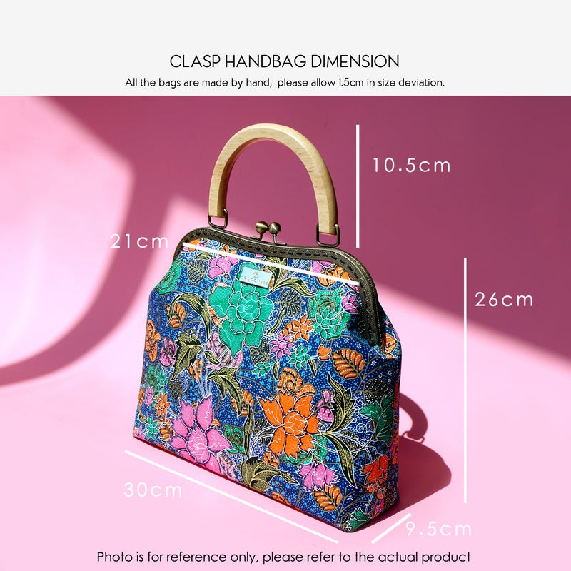 Clasp Handbag - Hitomi(BL)