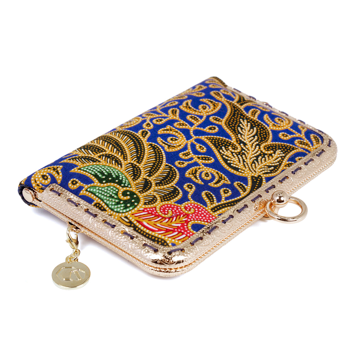Kiss Clasp Card Holder - Wild Bluebell