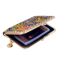 Kiss Clasp Card Holder - Wild Bluebell