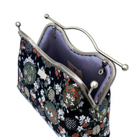 Dual Lock Metal Handle Bag - Snowdrop