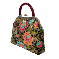 30% OFF - Clasp Handbag - Batik(BK)