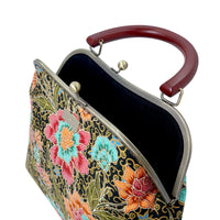 30% OFF - Clasp Handbag - Batik(BK)