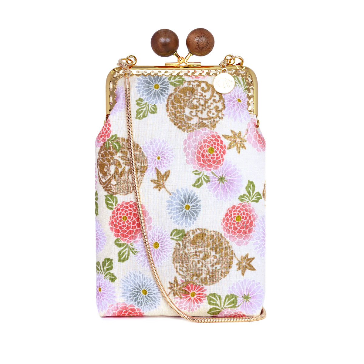 Cell Phone Purse - Goldfish & Flowers