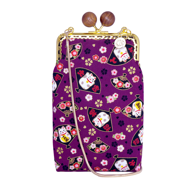 Cell Phone Purse - Maneki Neko