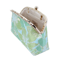 Rhinestone Frame Clutch Bag - Gold Lily