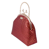 Birds Clasp Frame Bag - Red Makeup