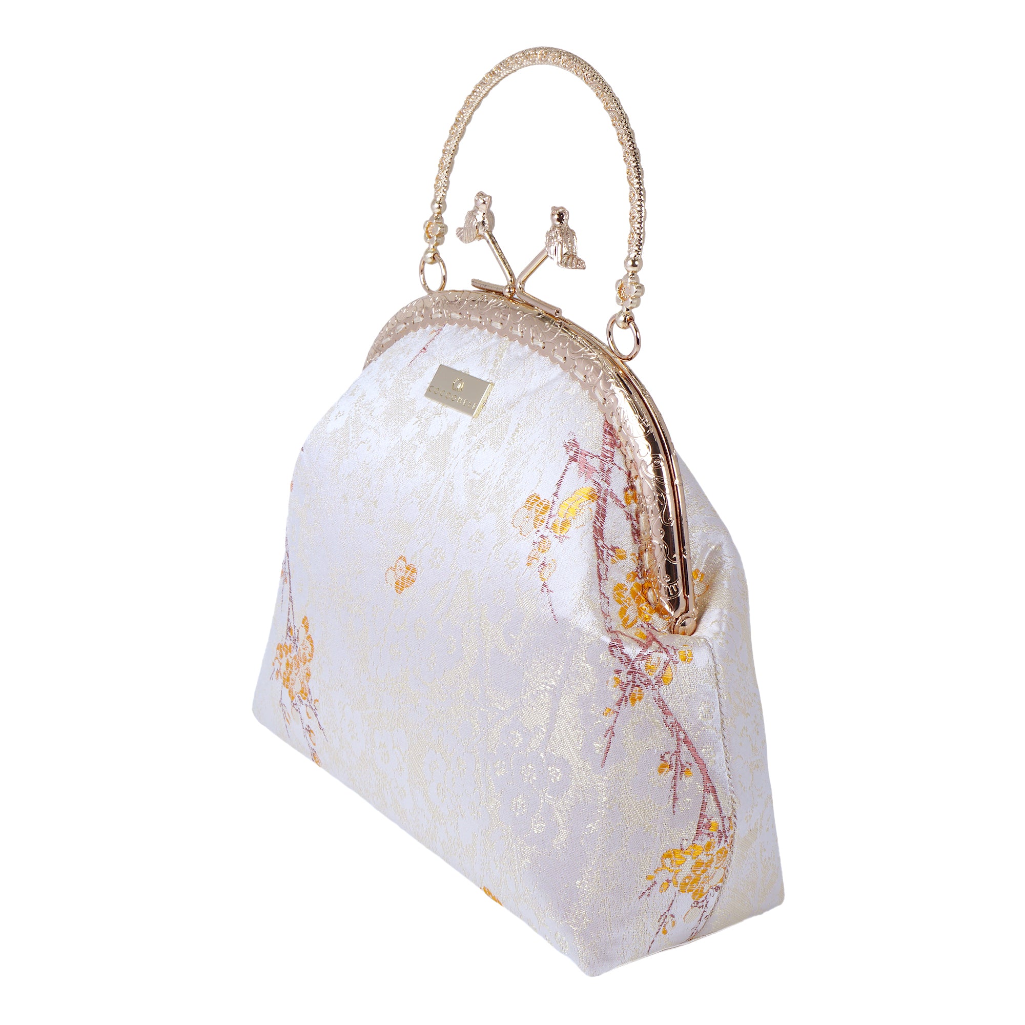 Birds Clasp Frame Bag - Mume(BG)