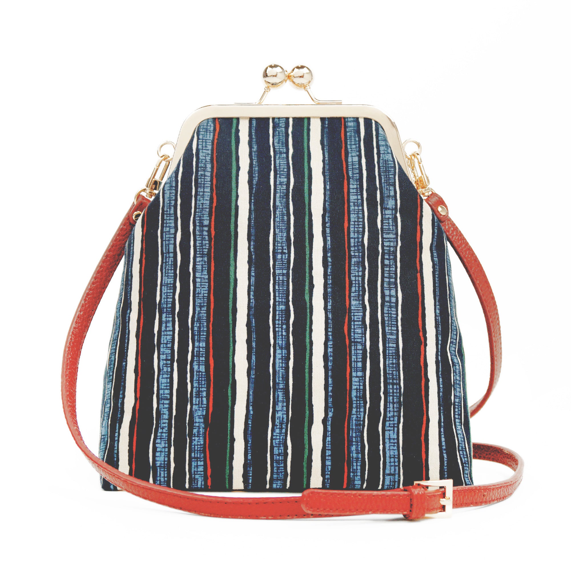 50% OFF - Trapezoid Crossbody Bag - Abstract Lines