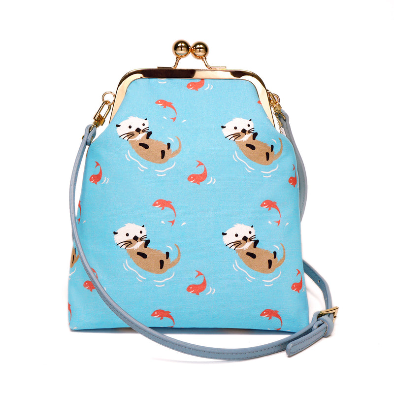 30% OFF - Trapezoid Crossbody Bag - Otters