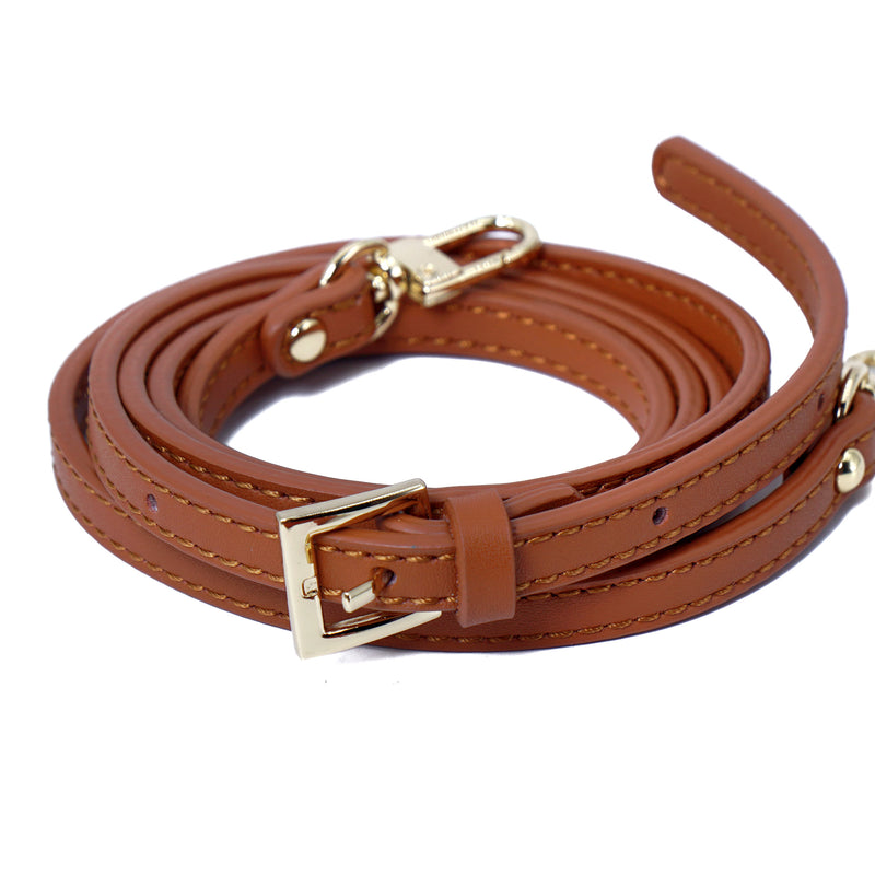 Leather Strap For Crossbody 120cm - Gold Hardware