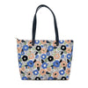 Zipper Top Tote Bag - Tsubaki Garden