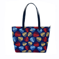 Zipper Top Tote Bag -  Fall