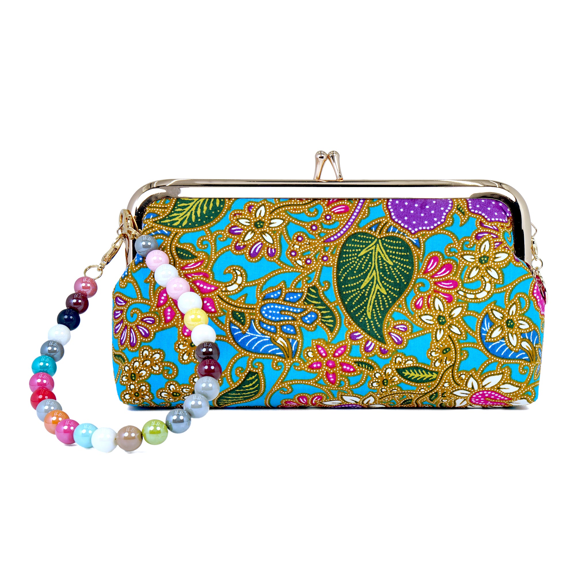 Wristlet Pouch - Hibiscus(BL)