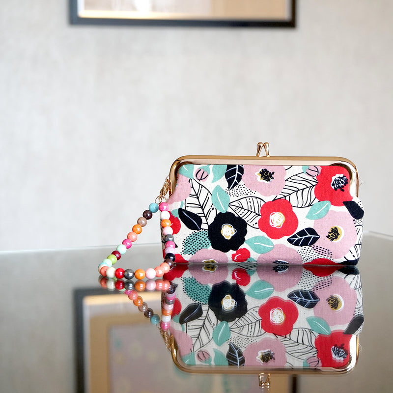 Wristlet Pouch - Tsubaki Garden