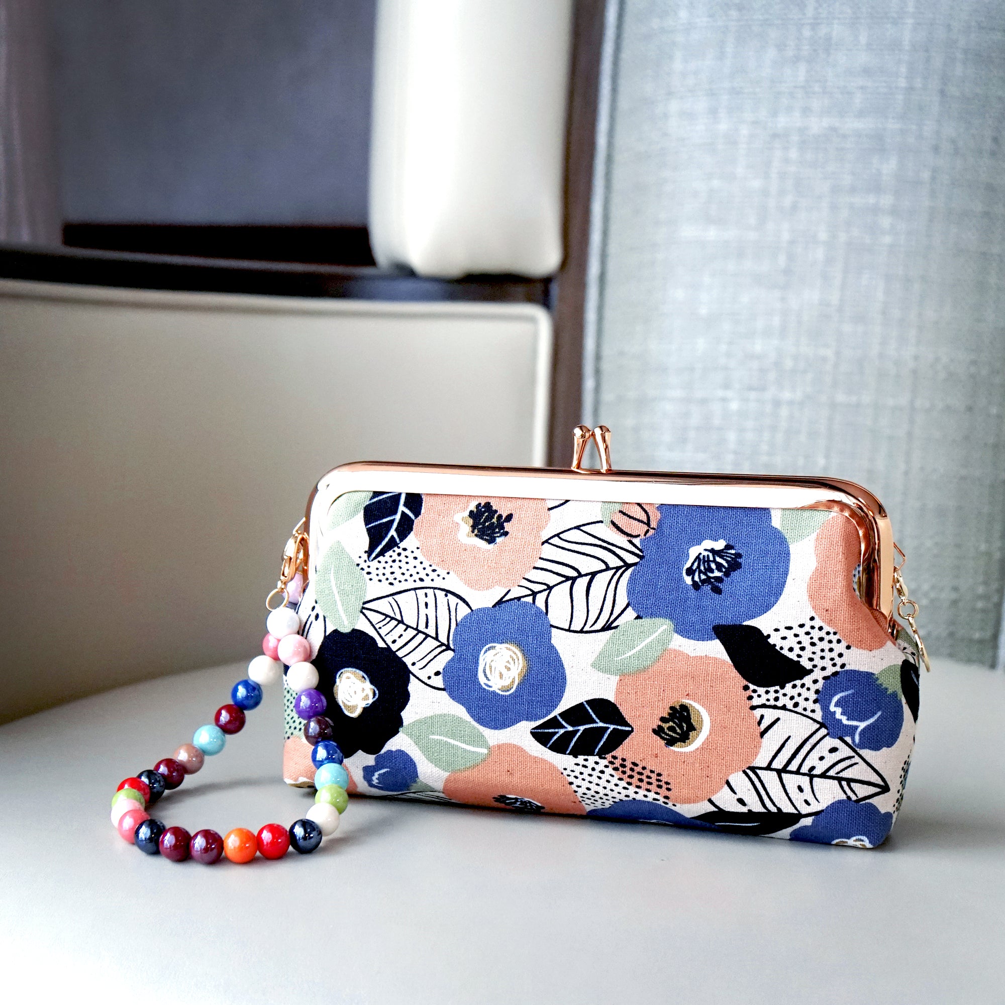 Wristlet Pouch - Tsubaki Garden