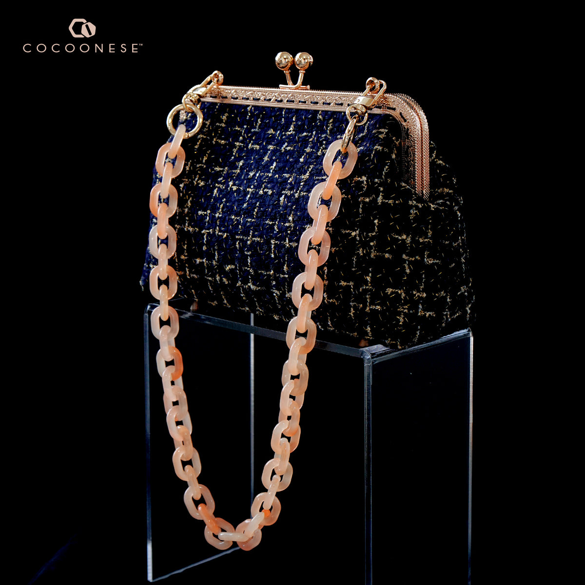 Acrylic Bag Chain Strap - Paloma