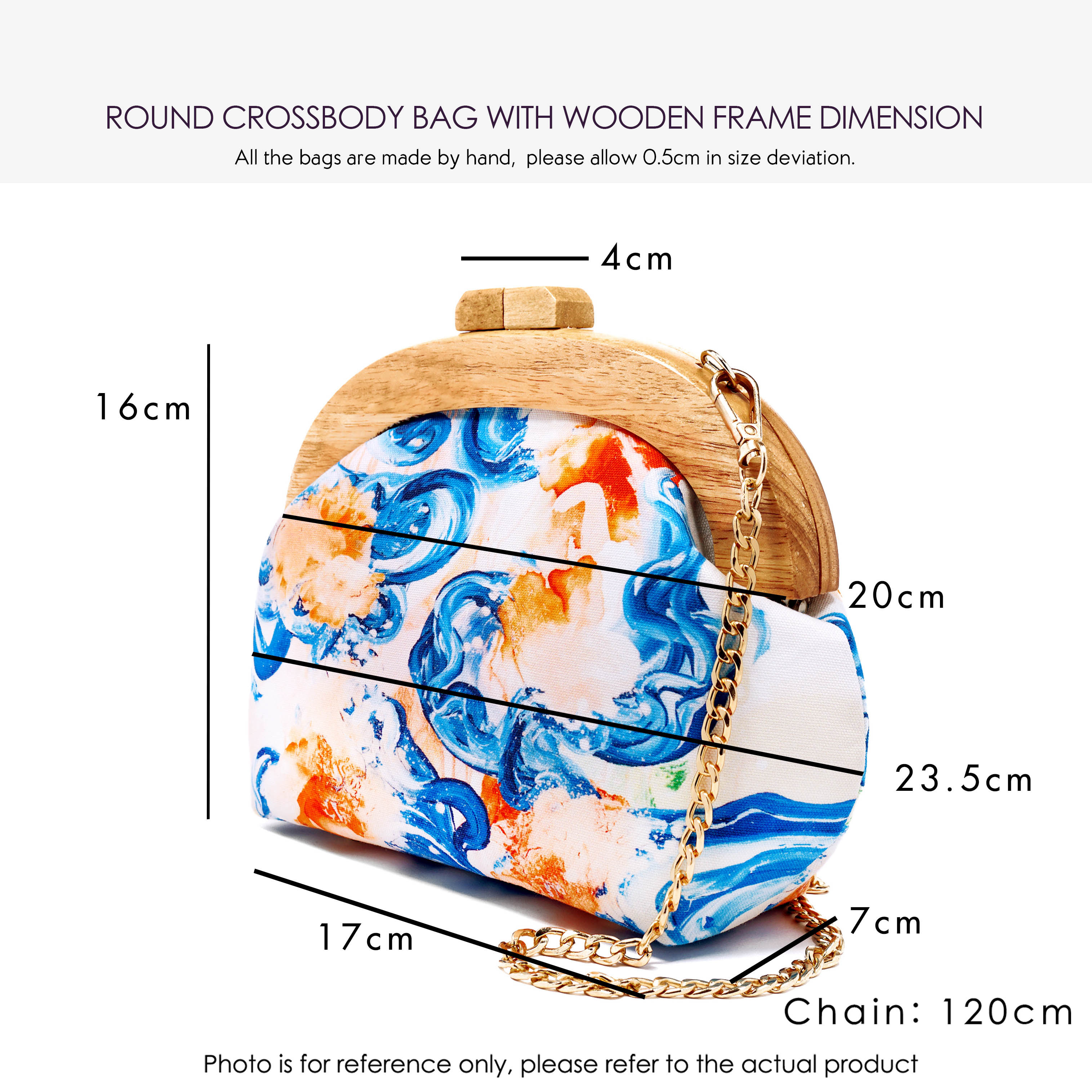 Wooden on sale crossbody bag